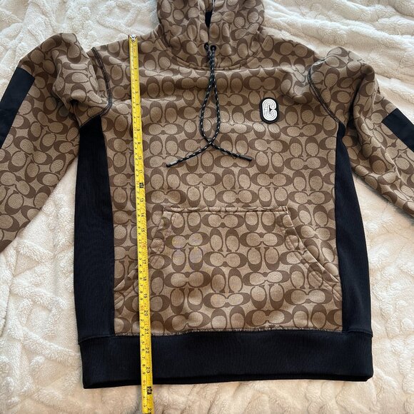 Authentic Signature Coach Hoodie Tan & Black - Picture 3 of 12